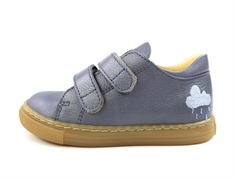 Angulus blue fog weather embroidery shoes